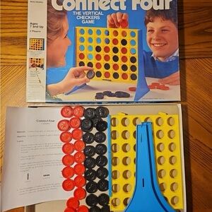 Connect Four Game Set Vintage 1986